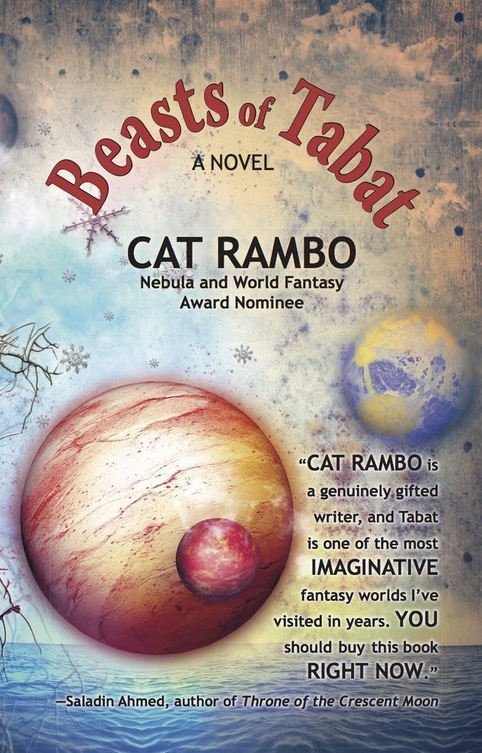 What it's about: When countryboy Teo arrives in the coastal city of Tabat, he finds it a hostile place, particularly to a boy hiding an enormous secret. It’s also a city in turmoil, thanks to an ancient accord to change governments and the rising demands of Beasts, the Unicorns, Dryads, Minotaurs and other magical creature on whose labor and bodies Tabat depends. And worst of all, it’s a city dedicated to killing Shifters, the race whose blood Teo bears. When his fate becomes woven with that of Tabat’s most famous gladiator, Bella Kanto, his existence becomes even more imperiled. Kanto’s magical battle determines the weather each year, and the wealthy merchants are tired of the long winters she’s brought. Can Teo and Bella save each other from the plots that are closing in on them from all sides? Why you should buy it: Cat Rambo is a fantastic author, and this latest novel looks like it's set in a really cool place, with a bunch of interesting characters. Release date: 4/1/2015