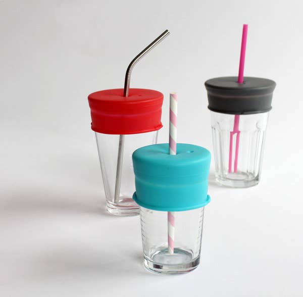 Wine Glass Sippy Cup Spill Proof Kids Drinking Cups Plastic Sippy