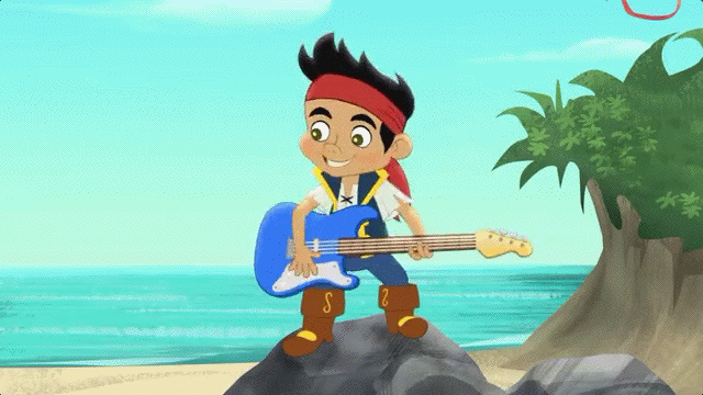 Yo ho let's go....away from the TV screen so we don't have to listen to this.