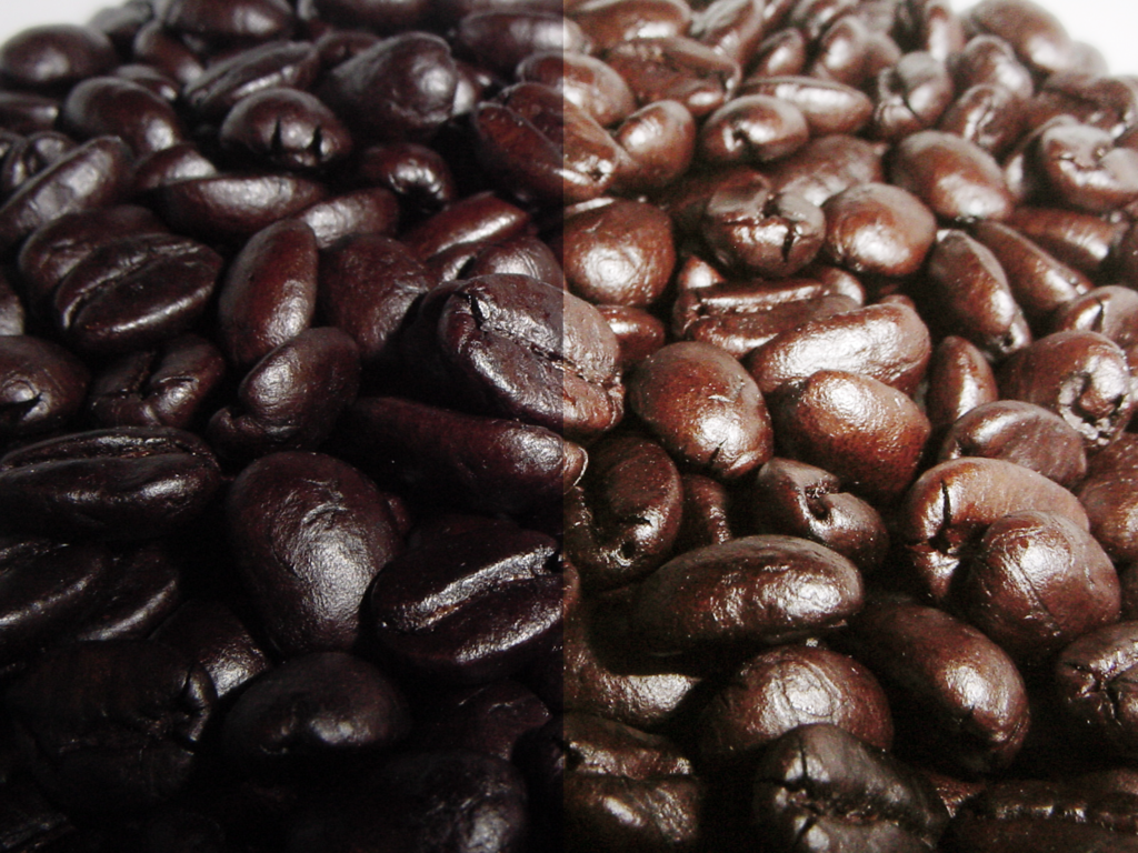 dark roast coffee caffeine content