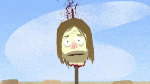 "It's so cool hanging with my friends when most of us are dead."