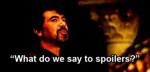 Hoje não, spoilers. Amanhã também não.