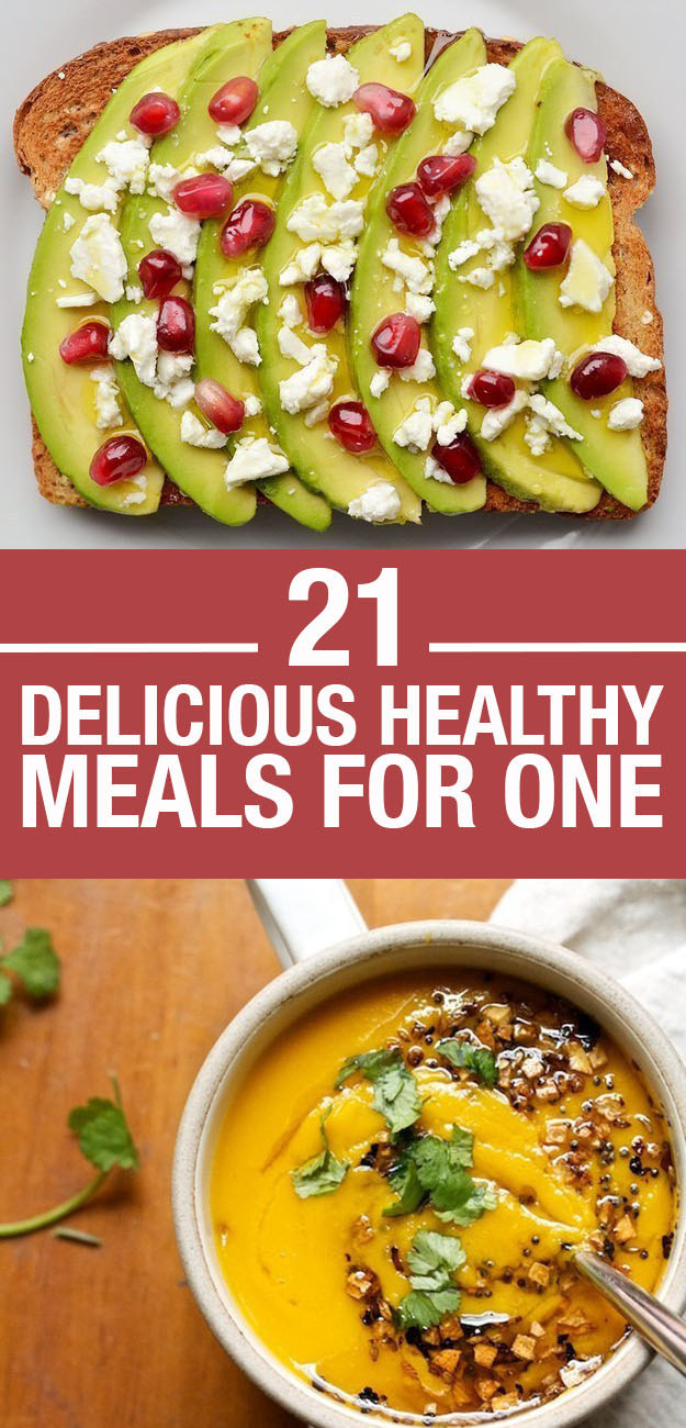 21 Easy And Healthy Meals For One