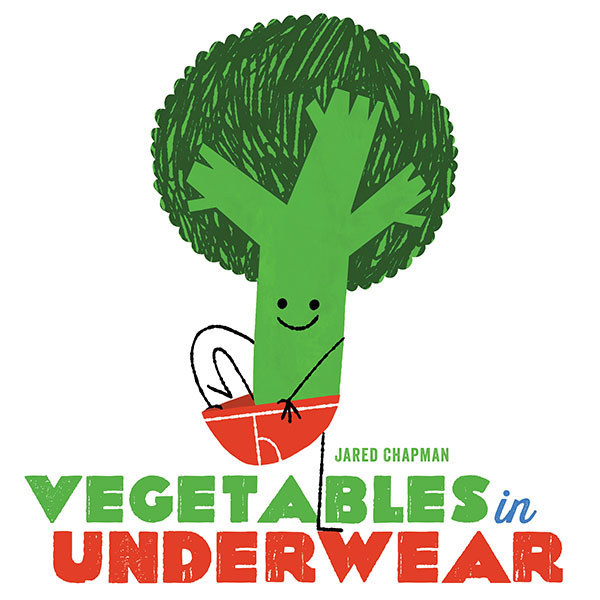 Vegetables on their own = sometimes cute. Vegetables with faces = very cute. Vegetables wearing underwear = completely and utterly adorable.What kind of reader is it for? Anyone who wants to "celebrate the universal joy of undies" (AKA every single kid in the world--underwear is always good for a laugh).Release Date: Out now.Buy here.