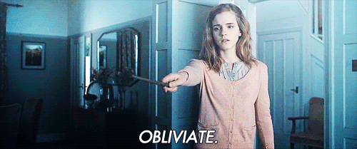 On the other hand, if that meeting with your crush goes oh so terribly wrong, it’s nice to know there’s an alternative. For all those ‘I feel like crawling into a hole and dying’ moments, Obliviate is a foolproof spell to make everyone forget that you made a fool of yourself. Just make sure you don’t go too far, you don’t want your crush to forget who you are (or who they are, for that matter).
