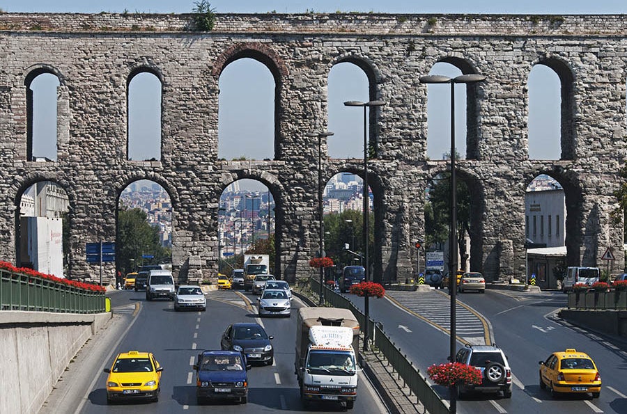 Valens Aqueducts in Istanbul.