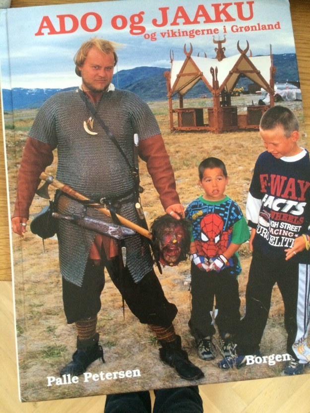 The title means Ado and Jaaku and the Vikings in Greenland and it sounds delightful.