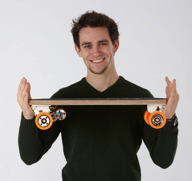 Electric skateboards. This seems one step removed from Back to the Future