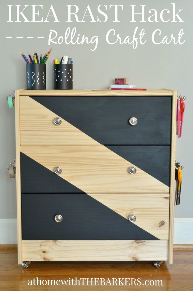 27 formas súper divertidas y creativas de transformar tu productos ... Banqueta decoración Ikea