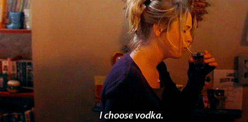 Because it made you feel okay about being single and drinking alone.
