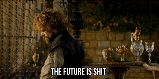 Seul, renié par sa famille, et ayant tué de ses propres mains la seule personne qu'il aimait... Tyrion se la joue Rust Cohle et boit pour oublier.