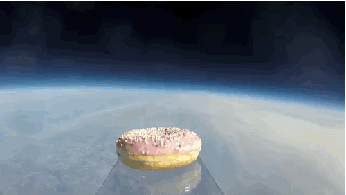 According to the description in the video, to the edge of space (32km).