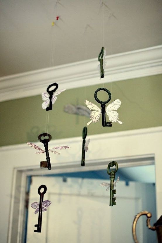 Decorate with winged keys.