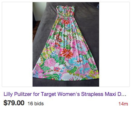 lilly pulitzer target ebay