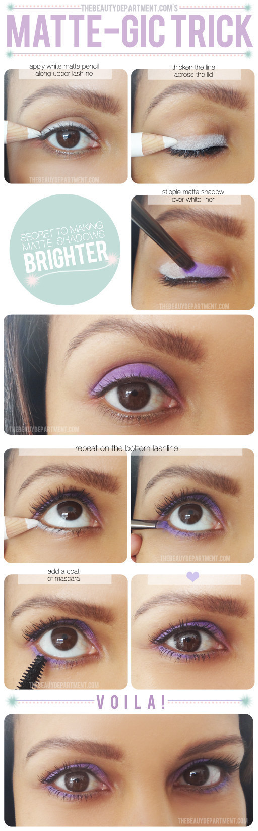 eye shadow application