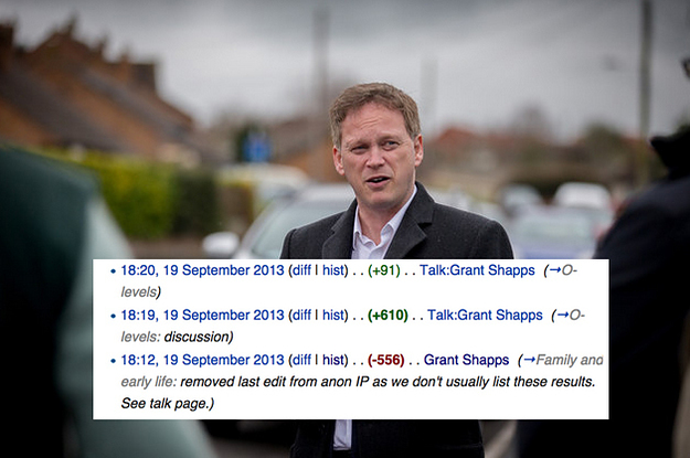 9 Wikipedia Edits That May Or May Not Have Been Made By Grant Shapps