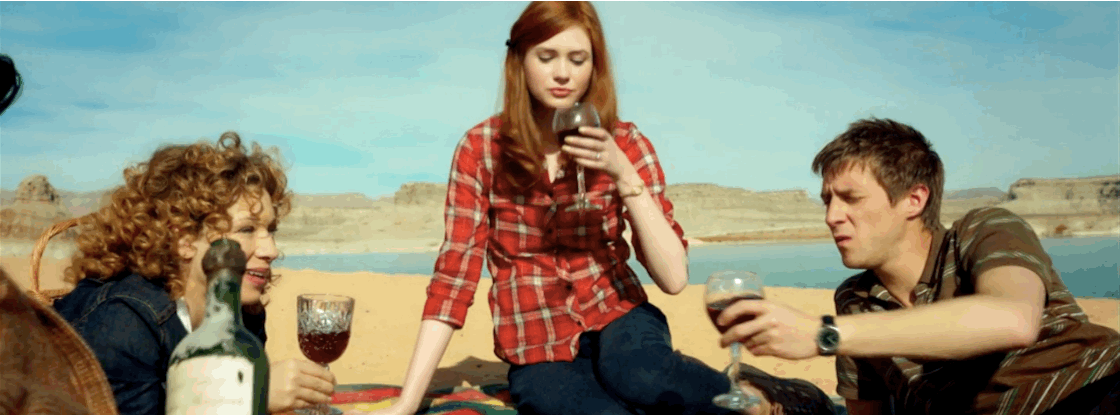 Amy, Melody — and yes, Rory too — hold the Doctor in the highest esteem. They are his family, and throughout all of time, for them he will go to extremes.