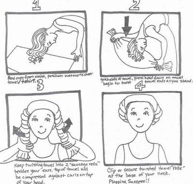 Here S How To Plop Your Hair For The Best Curls Of Your Life