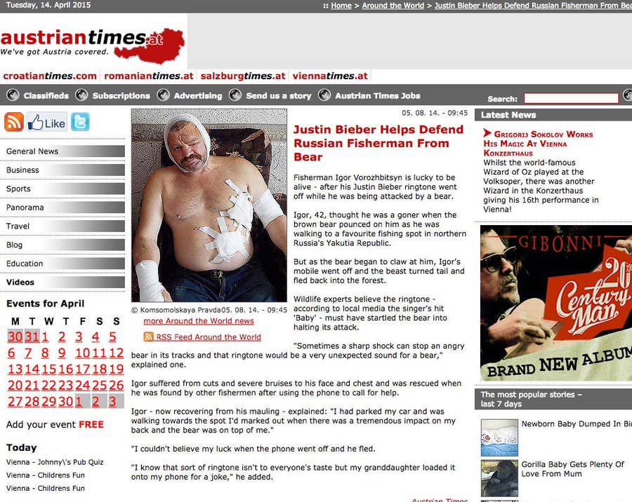The King Of Bullsh T News