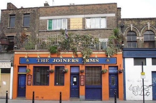The Joiners Arms in East London