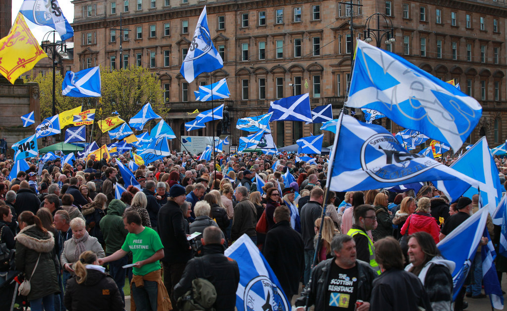 A Huge Pro-Independence Rally Has Been Held In Glasgow