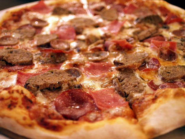 Eating an all meat pizza today, bench pressing a goddamn train tomorrow!