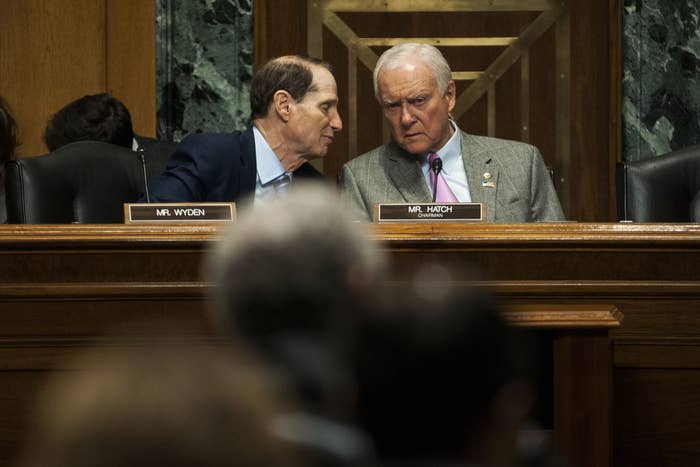 Senators Ron Wyden and Orrin Hatch