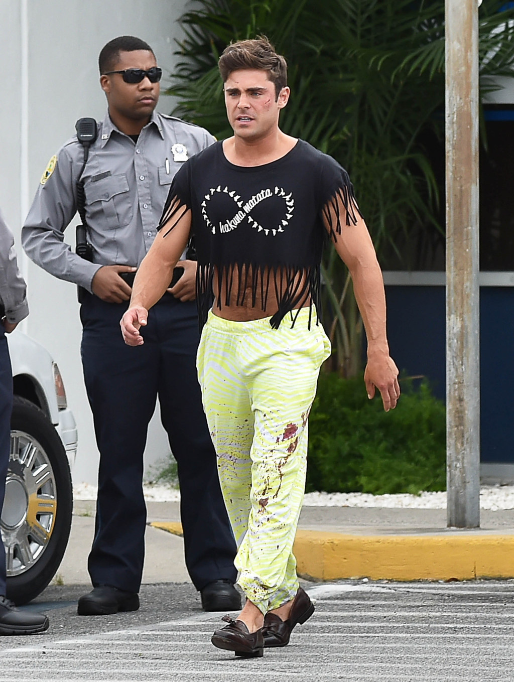 The 9 Most Important Photos Of Zac Efron In A Fringe Crop Top