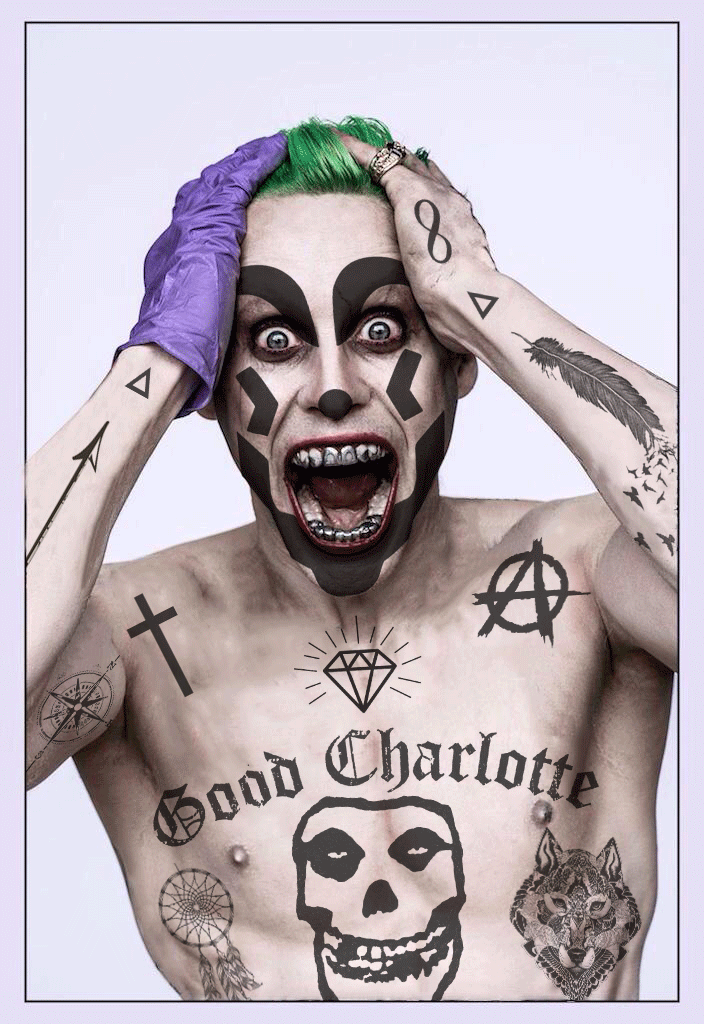 Bien cerca del pezón derecho porque Joker es hardcore.