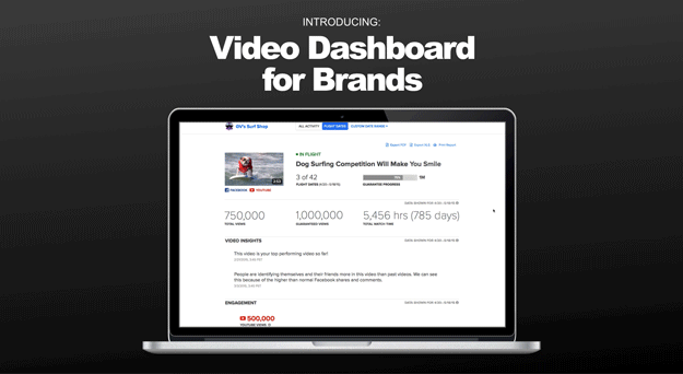 BuzzFeed announced the launch of its NEW Video Dashboard for Brands.Advertisers will be able to see all of their branded video data and insights for all their campaigns in one place.
