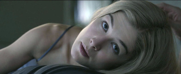 Rosamund Pike as Amy Dunne in Gone Girl.