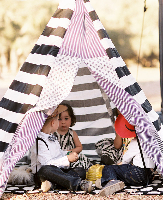 Set up a "kids only!" tent.