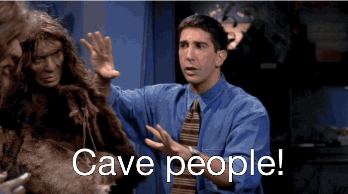 Despite his professed love for dinosaurs (paleontology), Dr. Geller seems to be concerned primarily with the “cave people” display (anthropology) at his museum in the early Friends episodes.