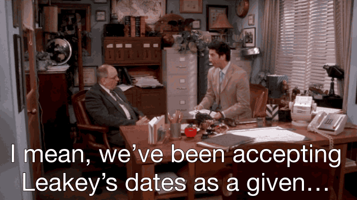 Here, Dr. Geller might be referring either to Louis Leakey, Louise Leakey, or Richard Leakey. All three are famous paleoanthropologists (diferent than paleontologists) who study or have studied ancient hominids.
