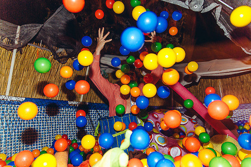 Have a ball pit.