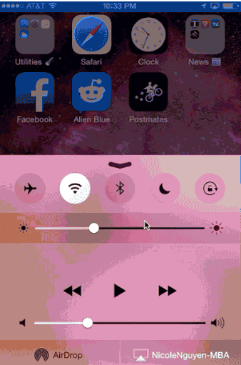 Spotlight on iOS.
