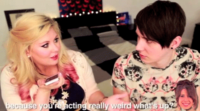 Danisnotonfire and Louise (sprinkleofglitter)