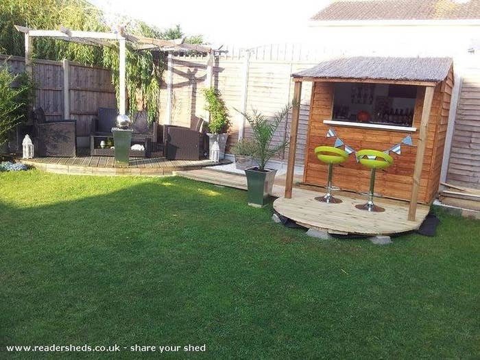Backyard Shed Bar ~ BACKYARD