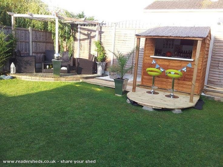 This Is How To Make Your Shed Into Your Own Private Bar