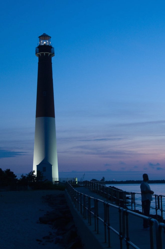 Barnegat Bay lighthouse in Long Beach Island