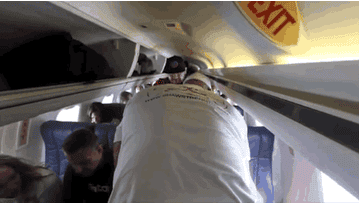 This Video Of A 6 Foot 8 Guy Boarding A Plane Perfectly Captures The Struggle Of A Tall Person Traveling