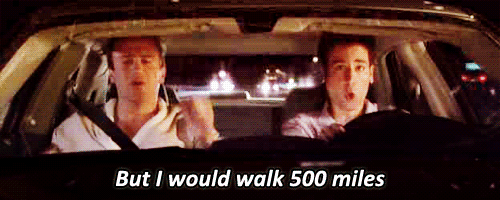 Literally a kilometre.