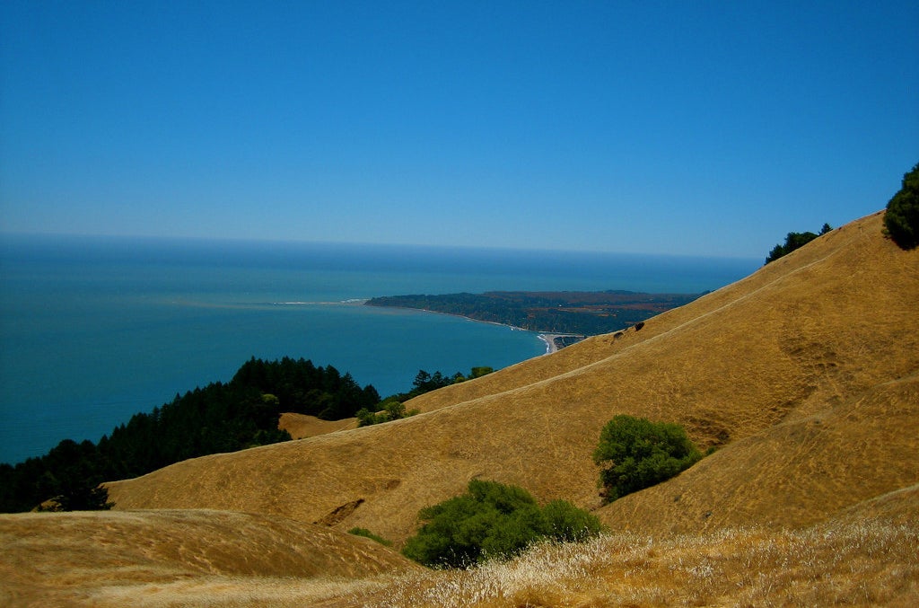 The view from the Marin Headlands, just north of San Francisco city.