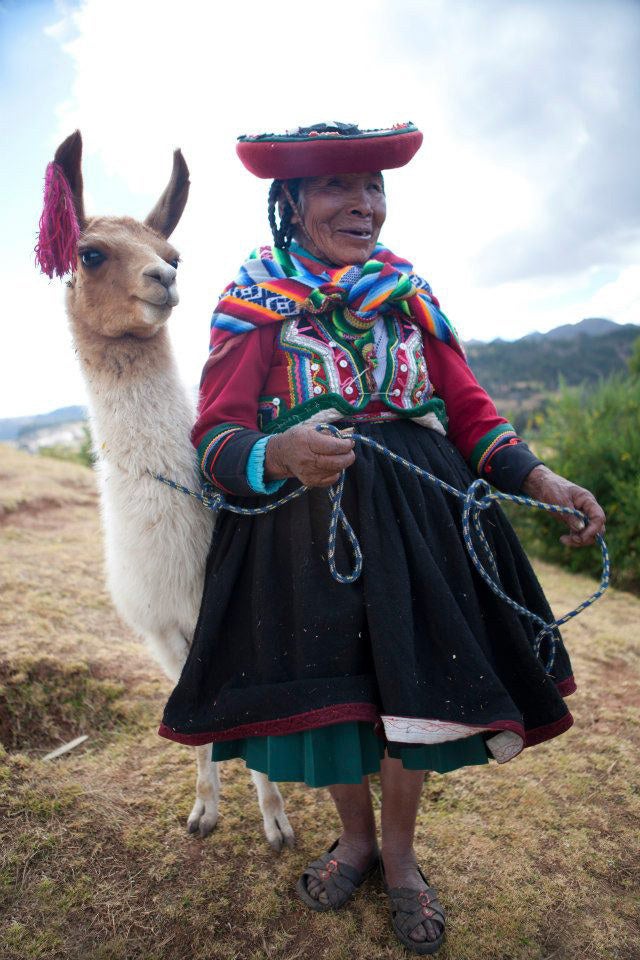 Urpi y su alpaca.