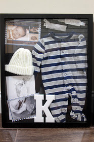 Craft stores always have these in stock. Grab one for each kid next time they go on sale, and get to work. Make a birth shadow box with newborn photo, first outfit, first curl, etc. Or use a shadow box to display their best loved toys. The best part: it's on the wall so everyone can enjoy it.