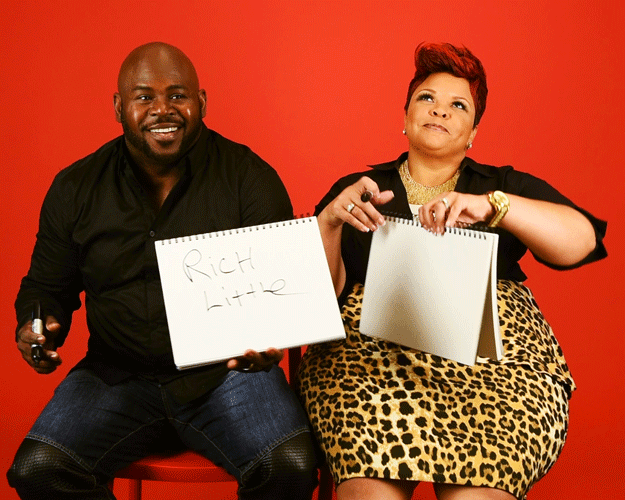 David: Rich Little.Tamela: Richard Little.