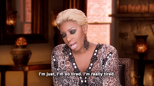 What it really means: I slept eight hours last night, but saying that I'm well-rested doesn't sound as cool.