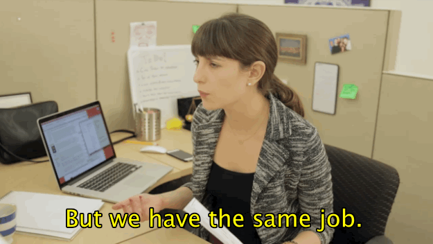 Women make an average of $.78 for every dollar a man earns
