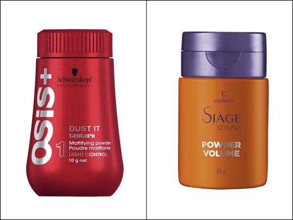 Hit: Schwarzkopf Osis+ Dust It TextureQuanto? R$ 175,90 no Beleza na WebAlternativa: Powder Volume Eudora SiàgeQuanto? R$ 36,99 no site da marca