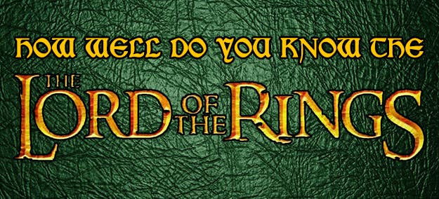 20 Trivia Questions Only True Lord Of The Rings Will Be Able To Answer